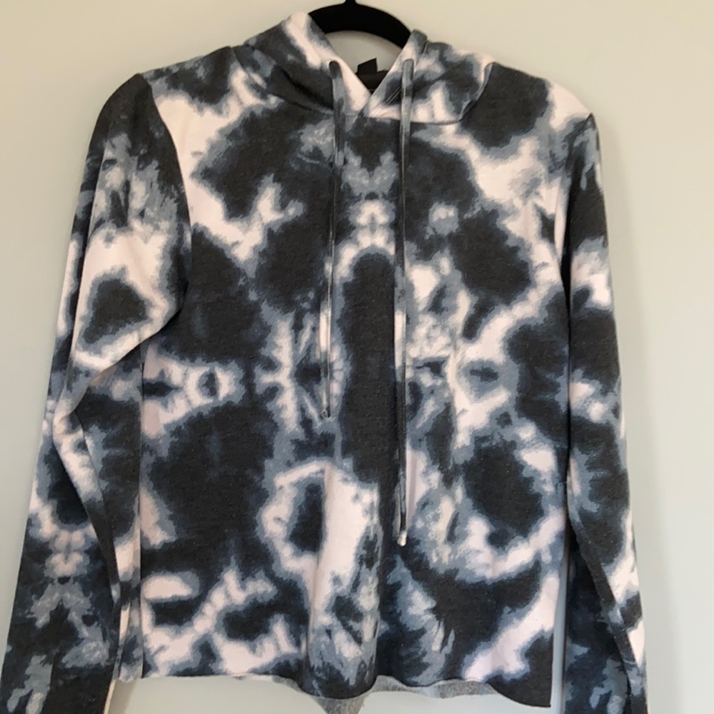 Tye dye hooded sweatshirt